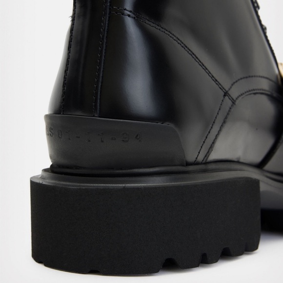 All Saints Tori Leather Boots Size 10 - Picture 12 of 12